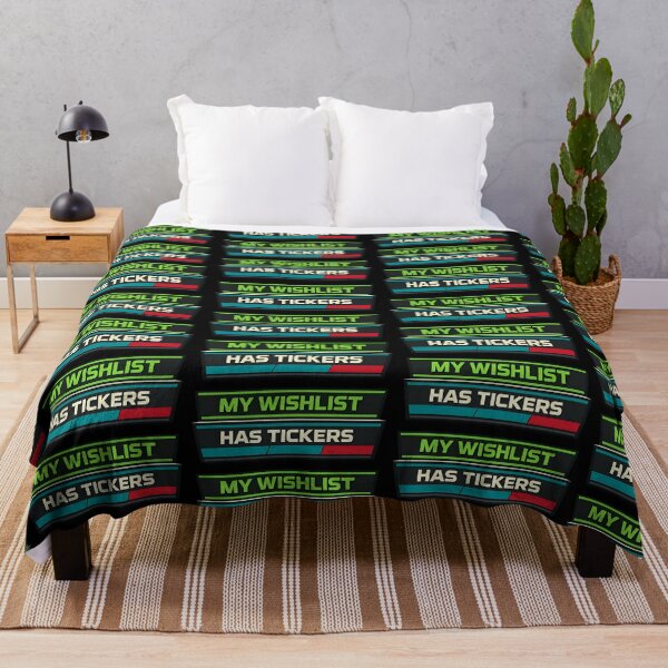 Item preview, My Wishlist Has Tickers Stock Market Investor Humor designed and sold by TeeTimeTreasure.