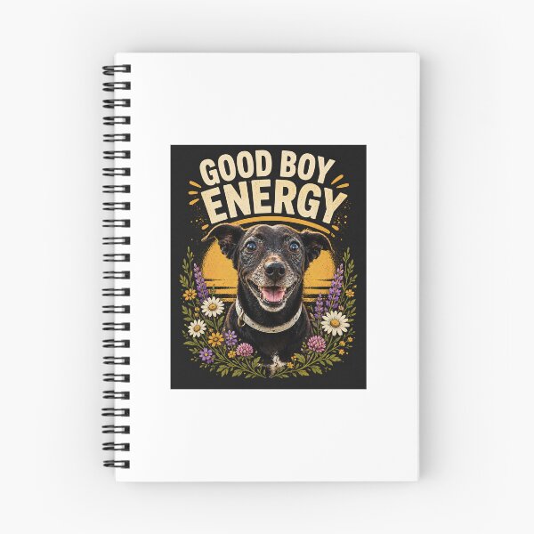 Item preview, Good Boy Energy – Funny Black Dog Lover Design designed and sold by Maggie1475.