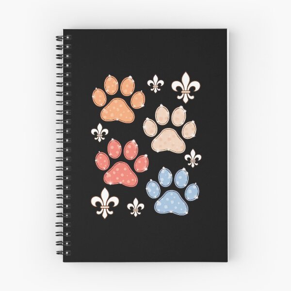 Item preview, Sparkling Paw Prints & Fleur-de-Lis Collage designed and sold by SoyLamderma.