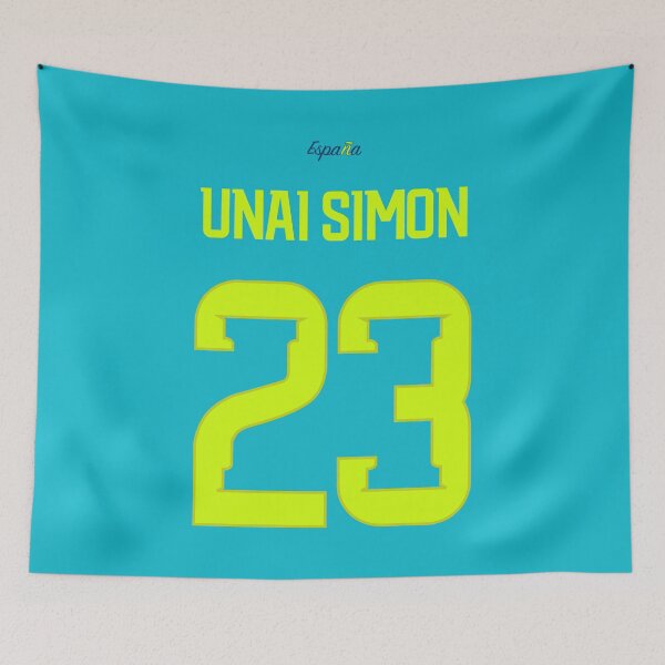 Item preview, Spain 26-27 Home Unai Simon 23 World Cup Winner La Roja designed and sold by ZeroCool360.