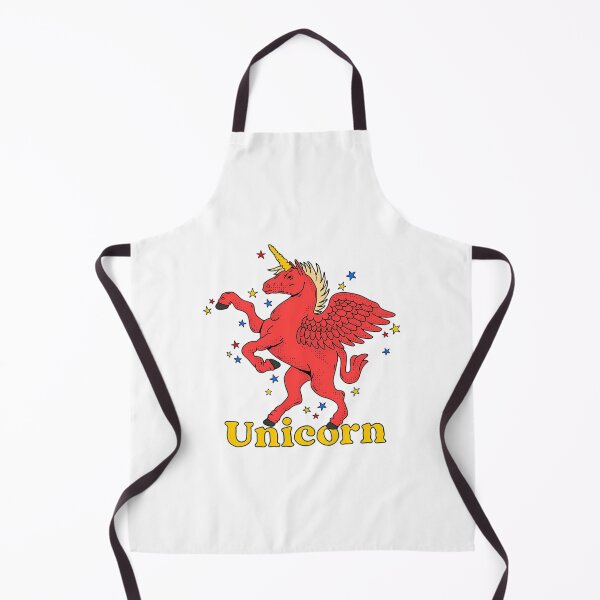 Item preview, Retro Red Winged Unicorn Illustration designed and sold by TeewyldStores.