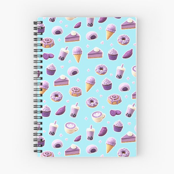Item preview, Ube Dessert Pattern Cute Purple Yam Treats and Drinks designed and sold by merchxwear.