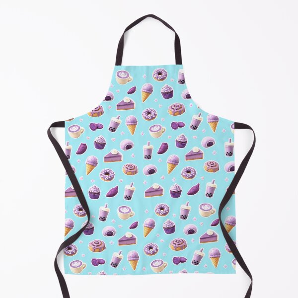 Item preview, Ube Dessert Pattern Cute Purple Yam Treats and Drinks designed and sold by merchxwear.