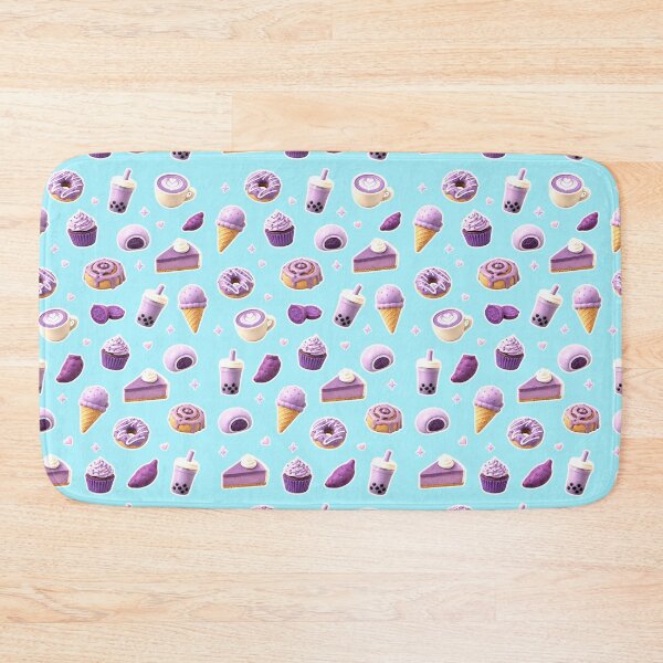 Item preview, Ube Dessert Pattern Cute Purple Yam Treats and Drinks designed and sold by merchxwear.