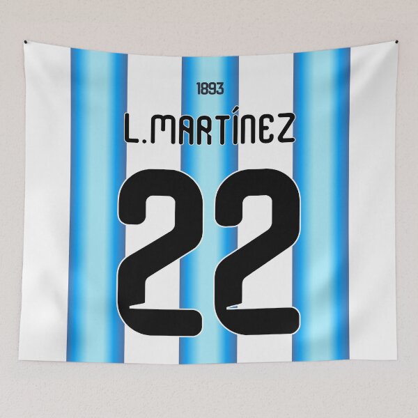 Item preview, L. Martinez Argentina Home 26-27 La Albiceleste designed and sold by ZeroCool360.