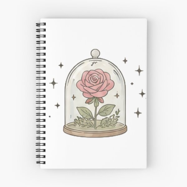 Item preview, Magical Rose in Glass Cloche Sparkles Vintage Floral Aesthetic designed and sold by Rehnair.