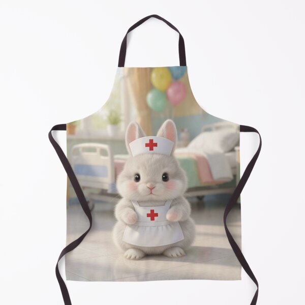 Item preview, Adorable Bunny Nurse — Hospital Care & Get Well Soon Art designed and sold by lovelistivkaa.