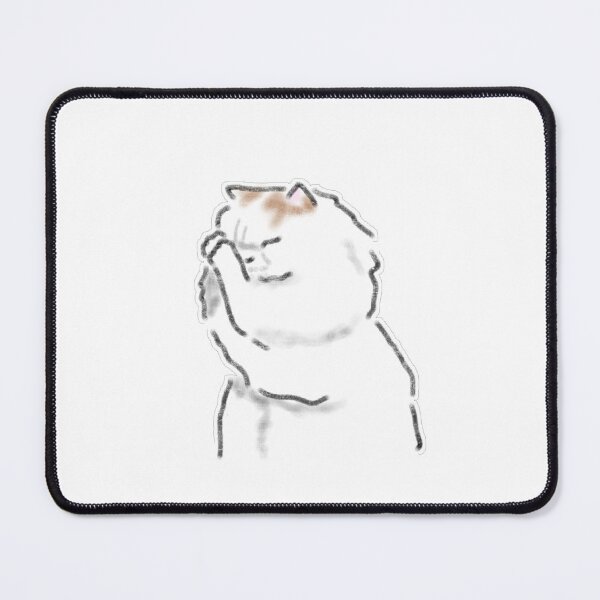 Item preview, Cute Praying Cat Begging Wishing Kitten Art designed and sold by raun.draw.