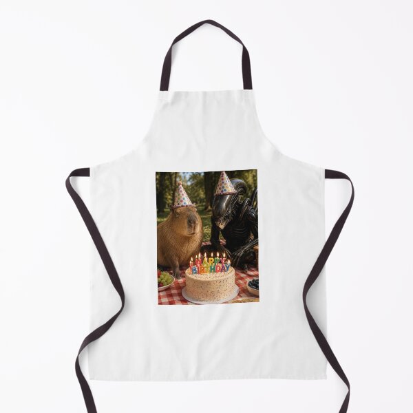 Item preview, Xenomorph predator alien terminator capybara picnic capybaras animal pet nature meme memes funny parody christmas birthday designed and sold by CheeseBlueprint.