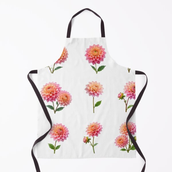 Item preview, Vintage Pink Peach Dahlia Flower Bouquet Botanical Floral Aesthetic designed and sold by Rehnair.