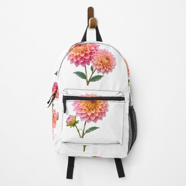 Item preview, Vintage Pink Peach Dahlia Flower Bouquet Botanical Floral Aesthetic designed and sold by Rehnair.