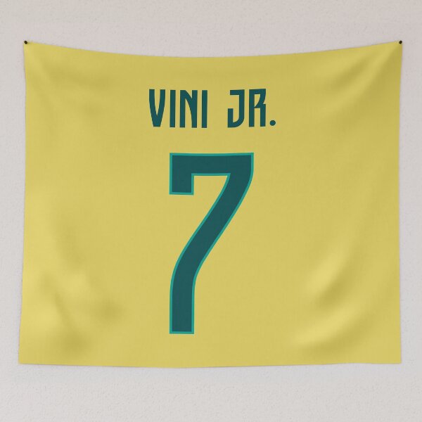 Item preview, Brazil 26-27 Home Vini Jr 7 World Cup Canarinho designed and sold by ZeroCool360.