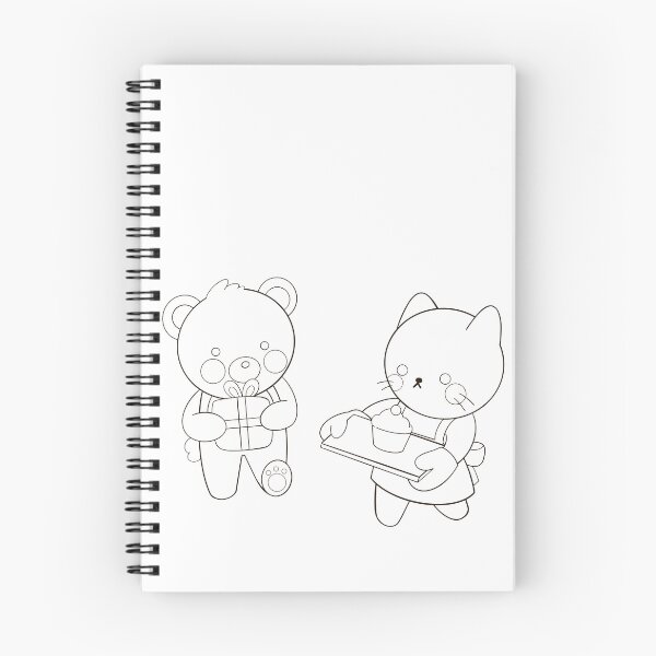 Item preview, Cute Bear and Cat Birthday Gift designed and sold by Porpor Artwork.