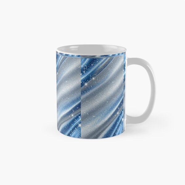 Item preview, Luxury blue shimmer abstract  designed and sold by Ethanticsticker.
