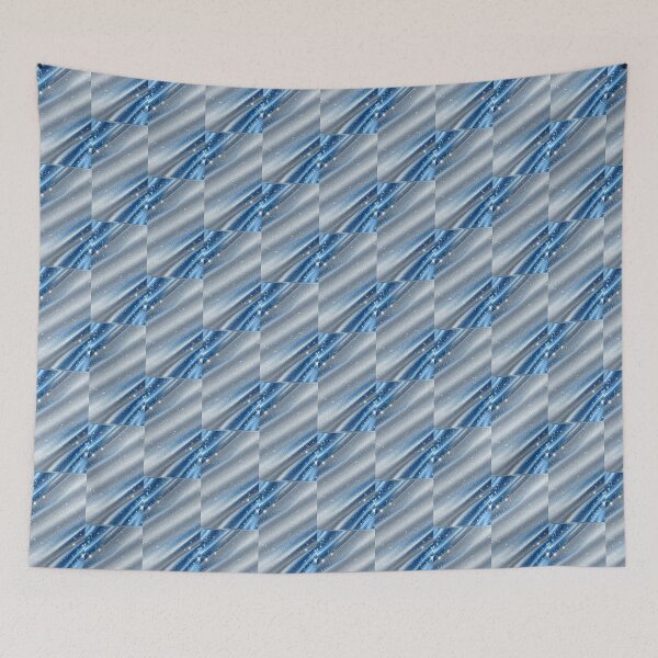 Item preview, Luxury blue shimmer abstract  designed and sold by Ethanticsticker.