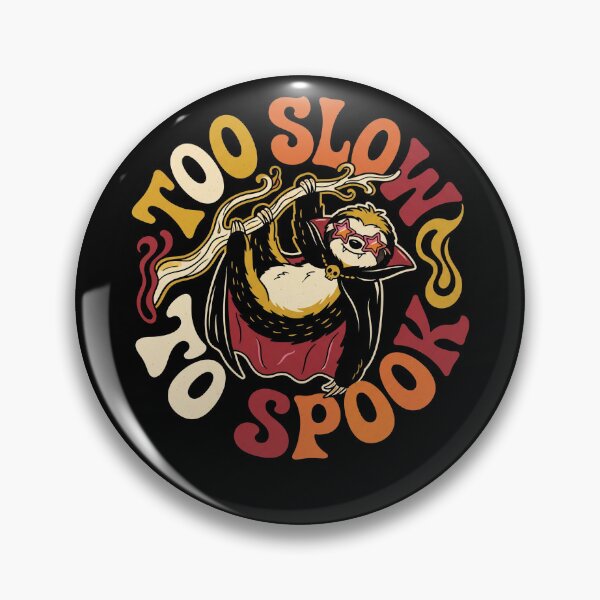 Item preview, Sloth Vampire Halloween Too Slow To Spook Retro Groovy designed and sold by MTRBSK11.