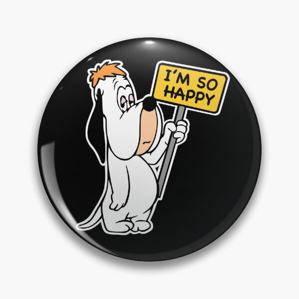 Item preview, Drooy - Im So Happy - Grumpy Face (outlined) designed and sold by ZERO-MIND.