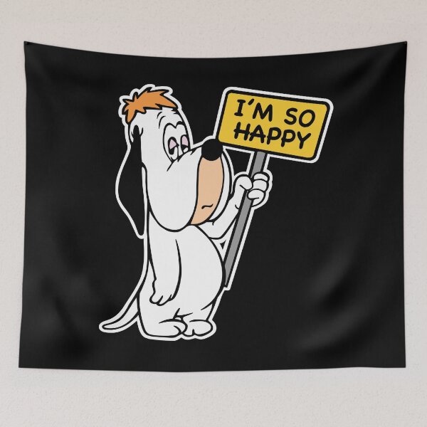 Item preview, Drooy - Im So Happy - Grumpy Face (outlined) designed and sold by ZERO-MIND.