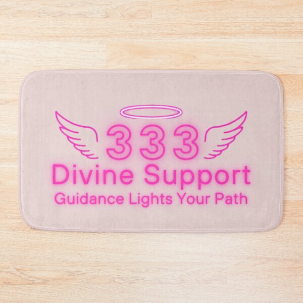 Item preview, Divine Support – Guidance Lights Your Path Spiritual Typography Design designed and sold by CosmicQuietStudio.
