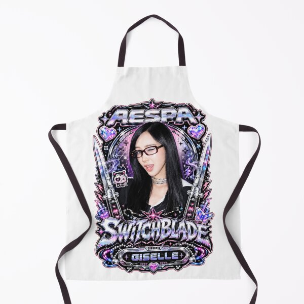 Item preview, Giselle aespa Switchblade Lyric Y2K Metallic Chrome Poster designed and sold by Valereekmerch.