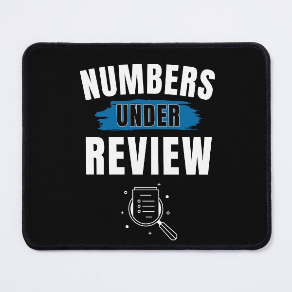 Item preview, Numbers Under Review | Financial Data Typography | Bookkeeper Accountant Office Design designed and sold by FCA SIR MERCH .