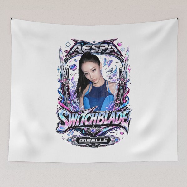 Item preview, Dark Flame Giselle aespa Switchblade Era Pixel Heart Merch designed and sold by Valereekmerch.