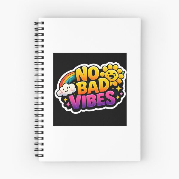 Item preview, No Bad Vibes Sticker | Colorful Positive Gen Z Aesthetic designed and sold by Revanthshoppy.
