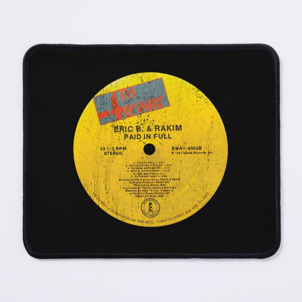 Item preview, Eric B and Rakim Paid In Full Yellow Vinyl Record Label designed and sold by NarcisoLakin.