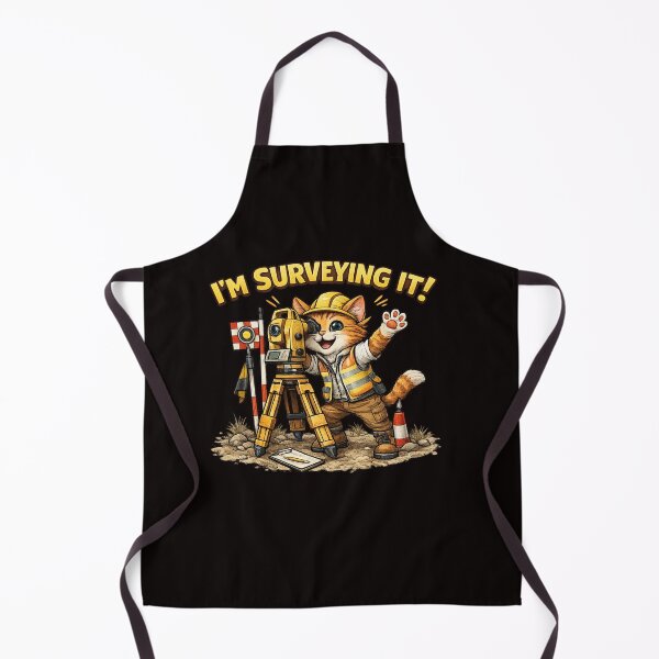 Item preview, Funny Surveyor Cat – I’m Surveying It Land Surveying Design designed and sold by Tadeusz1.