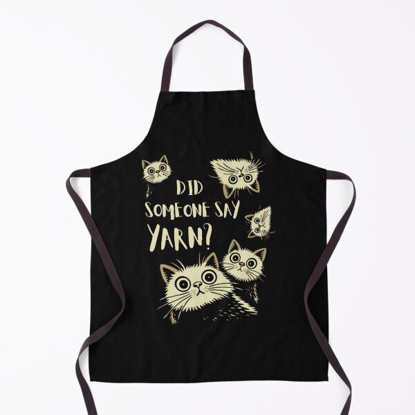 Item preview, Did Someone Say Yarn Funny Cat Crochet Knitting Crafting designed and sold by JanJanie1.