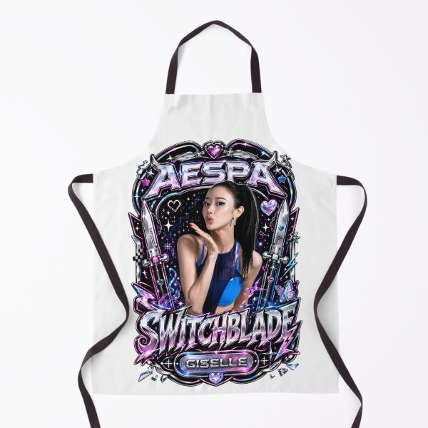 Item preview, Holographic Silver Giselle aespa Switchblade Track Artwork designed and sold by Valereekmerch.