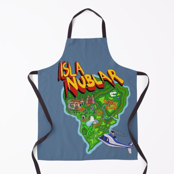 Item preview, Isla Nublar Park Map Sci-Fi Movie designed and sold by Jamie Collins.