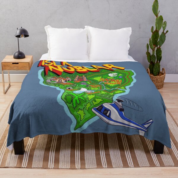 Item preview, Isla Nublar Park Map Sci-Fi Movie designed and sold by Jamie Collins.