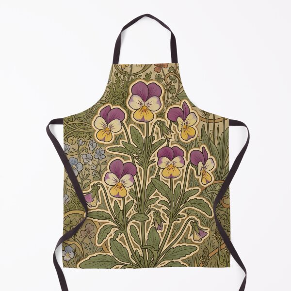 Item preview, Art Nouveau Wild Pansy – Vintage Botanical Viola Tricolor Illustration designed and sold by FreiherrPK.