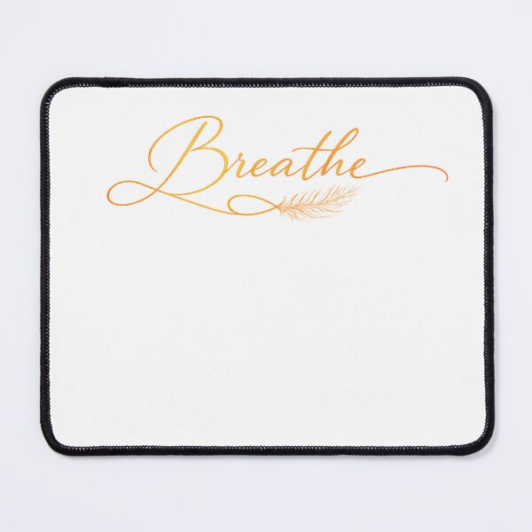 Item preview, Breathe | Golden Minimalist Mindfulness & Inner Peace Design designed and sold by CalmMandala.
