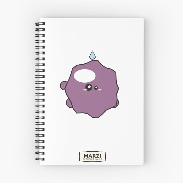 Artikelvorschau, Blorpiks No.20 — Marzi | Sleepy Plum Droplet Blob Sticker entworfen und verkauft von VanSum.