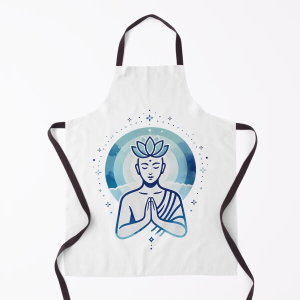 Item preview, Serene Buddha Lotus Prayer Pose Art designed and sold by NeuralLoft Frequency.