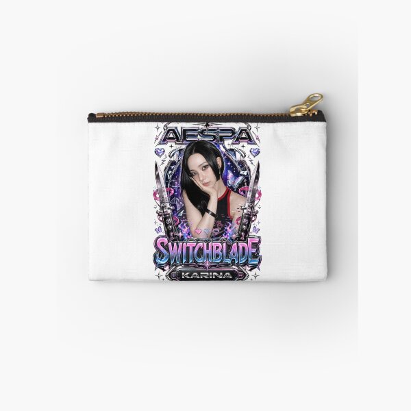 Item preview, Karina aespa Switchblade Lyric Metallic Queen Poster Print designed and sold by Valereekmerch.