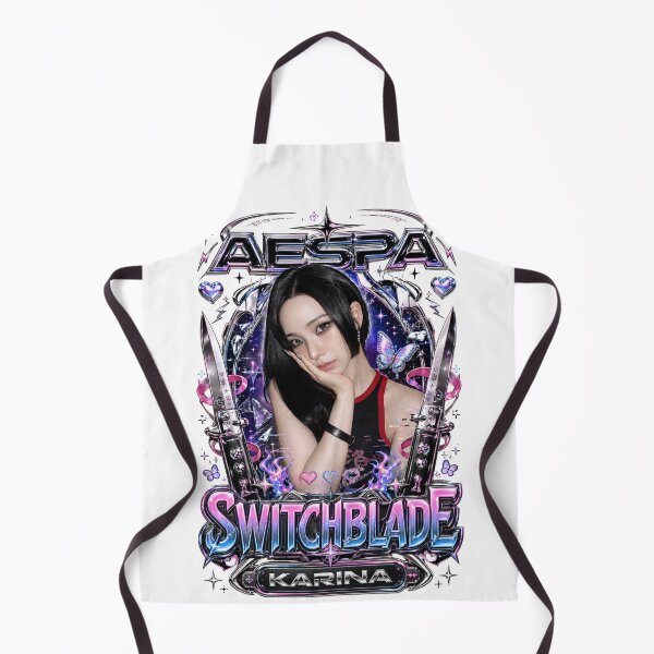 Item preview, Karina aespa Switchblade Lyric Metallic Queen Poster Print designed and sold by Valereekmerch.