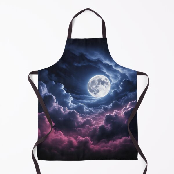 Item preview, The moon hangs in the dark night sky designed and sold by ANVivid.