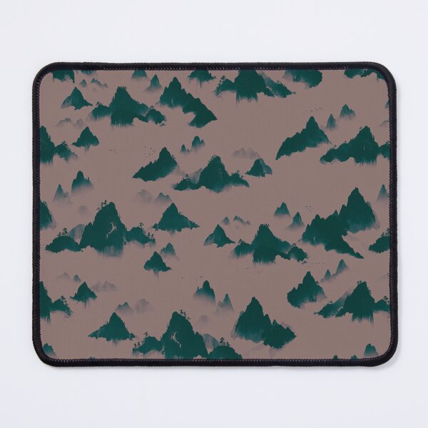 Item preview, Mystic Misty Mountains - Muted Mocha & Dusky Plum designed and sold by Lidra Zehcnas.