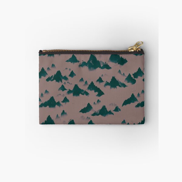 Item preview, Mystic Misty Mountains - Muted Mocha & Dusky Plum designed and sold by Lidra Zehcnas.