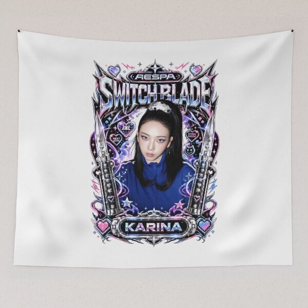 Item preview, Chrome Dagger Karina aespa Switchblade Era Performance Merch designed and sold by Valereekmerch.