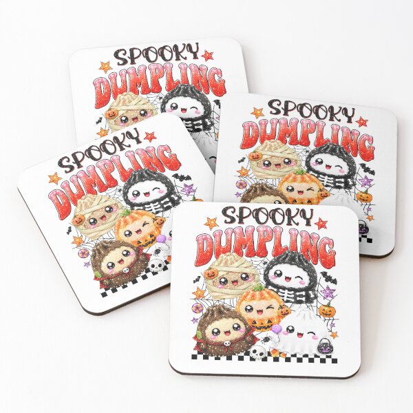 Item preview, Cute Kawaii Spooky Dumpling Halloween Tee designed and sold by cosettacir6382.