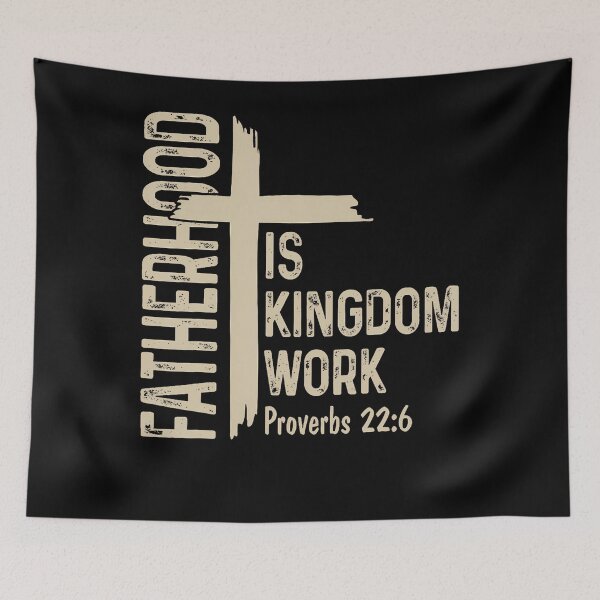 Item preview, Fatherhood Is Kingdom Work Christian Dad Father'S Day Faith designed and sold by JanJanie1.
