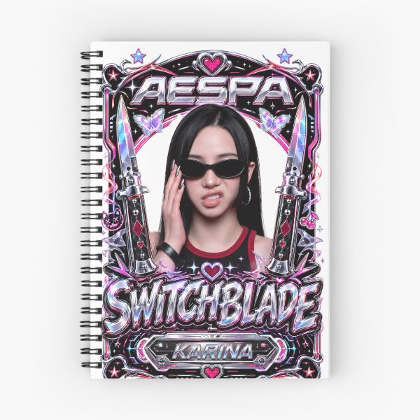 Item preview, Pink Flame Karina aespa Switchblade Song Pixel Heart Sticker designed and sold by Valereekmerch.