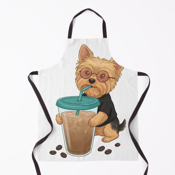 Item preview, Cute Yorkie Coffee Lover designed and sold by MysticBloom68.