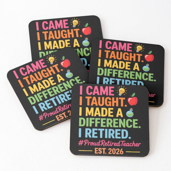 Item preview, I Came I Taught I Made A Difference Retired Teacher 2026 designed and sold by JanJanie1.