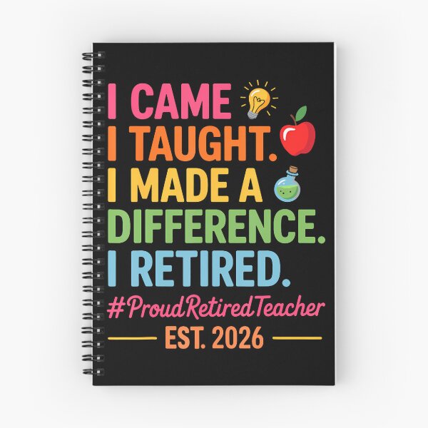 Item preview, I Came I Taught I Made A Difference Retired Teacher 2026 designed and sold by JanJanie1.