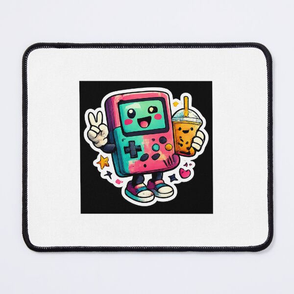 Item preview, Retro Gaming Console & Bubble Tea Sticker | Cute Gen Z Gamer Aesthetic designed and sold by Revanthshoppy.